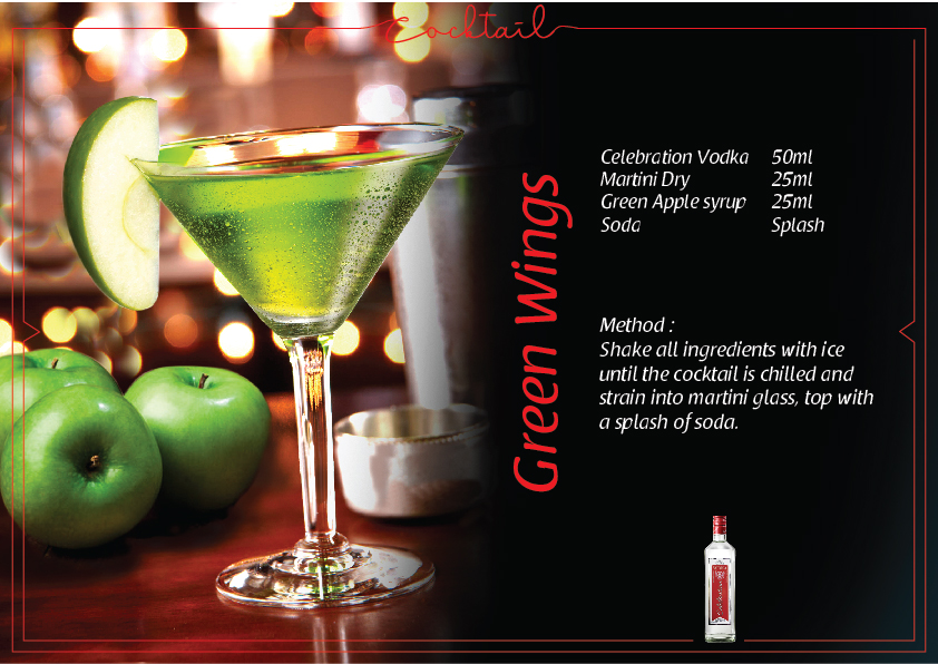Green Wings cocktail recipe