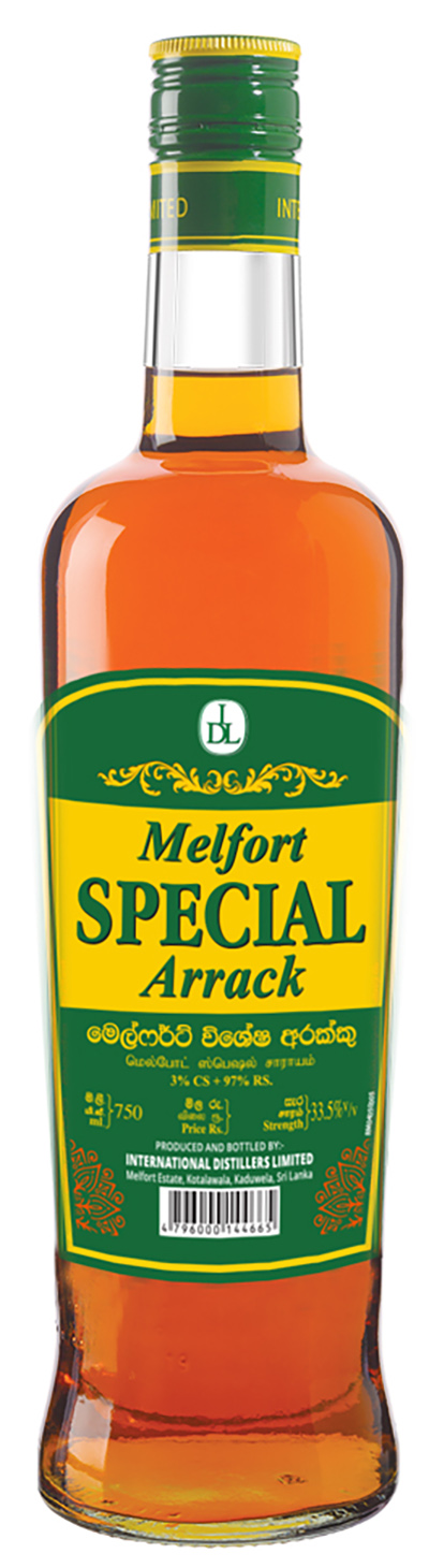 Melfort arrack bottle