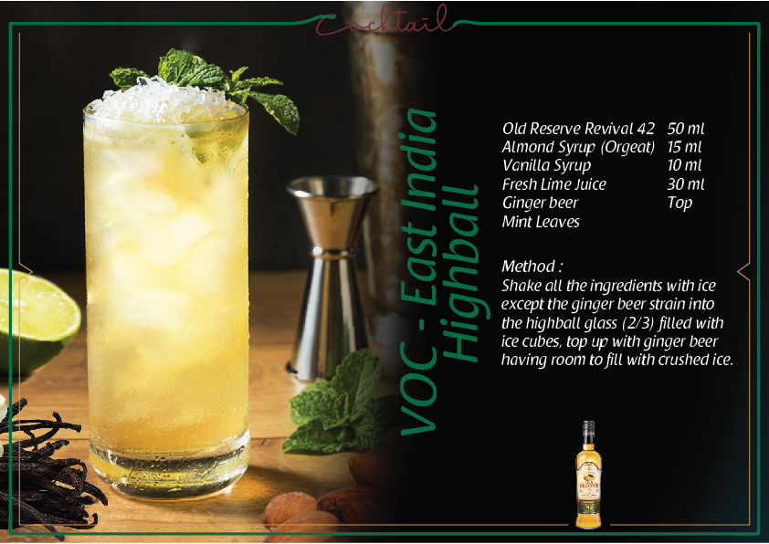 VOC- East India Highball Cocktail Recipe